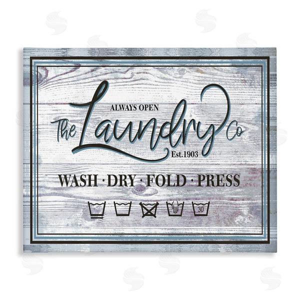 stupell industries Jennifer Ellory | The Laundry Co Sign Wash Fold Press Icons Wall Art
