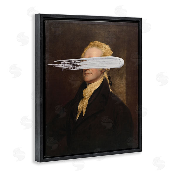 Stupell Industries Jennifer Goldberger | Censored Hamilton Portrait