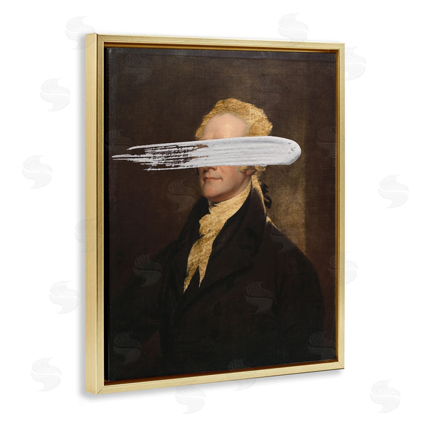 Stupell Industries Jennifer Goldberger | Censored Hamilton Portrait