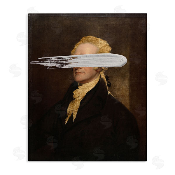 stupell industries Jennifer Goldberger | Censored Hamilton Portrait