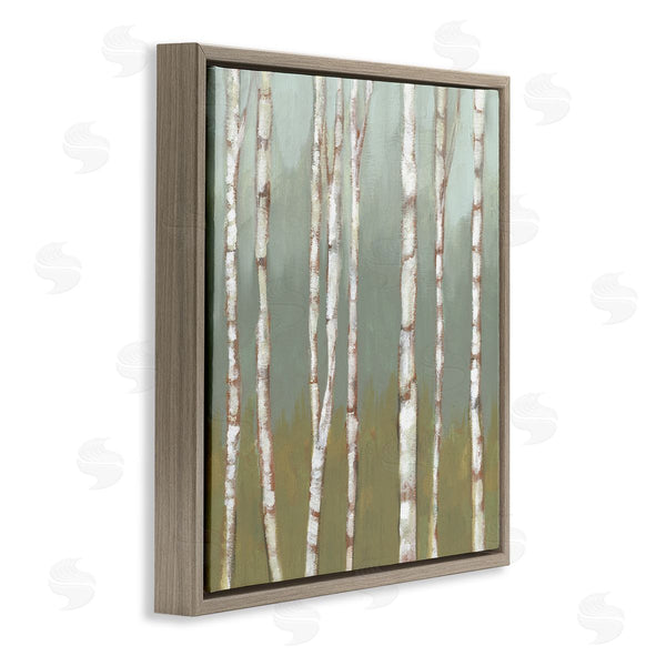 Stupell Industries Jennifer Goldberger | Contemporary Birch Tree Forest Striped White Bark Painting Wall Art