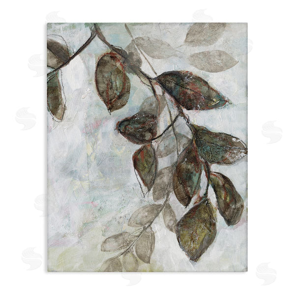 stupell industries Jennifer Goldberger | Dark Brown Tree Branches Abstract Sketch Leaves