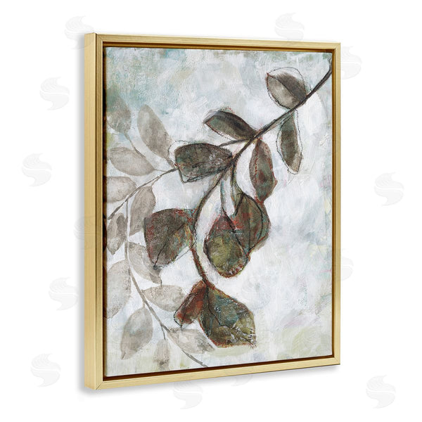 Stupell Industries Jennifer Goldberger | Fall Season Tree Branches Soft Sketch Leaves