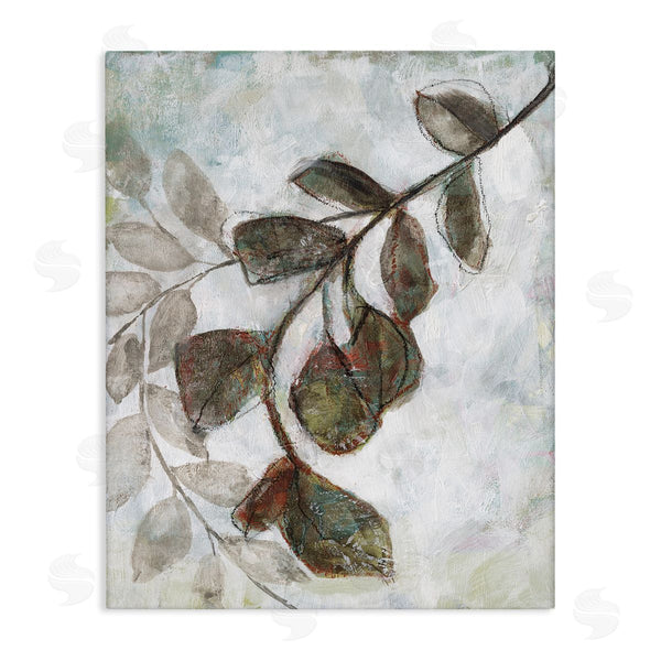stupell industries Jennifer Goldberger | Fall Season Tree Branches Soft Sketch Leaves