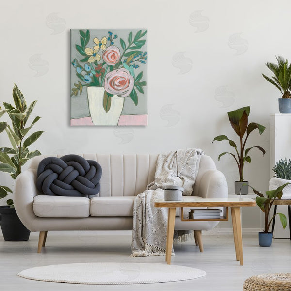 Stupell Industries Jennifer Goldberger | Mixed Rose Bouquet Abstract Wall Art