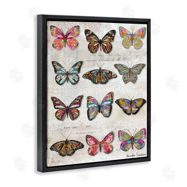 Stupell Industries Jennifer Lambein | Butterfly Love Vintage Studies Wall Art