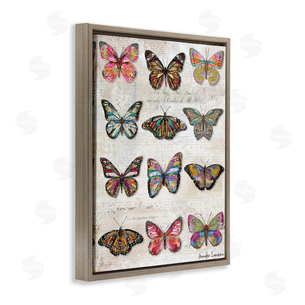 Stupell Industries Jennifer Lambein | Butterfly Love Vintage Studies Wall Art