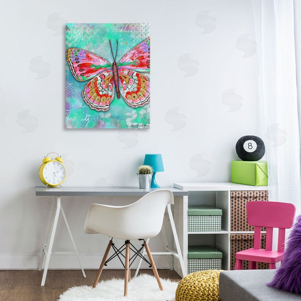 Stupell Industries Jennifer Lambein | Cherry Mint Butterfly Wall Art