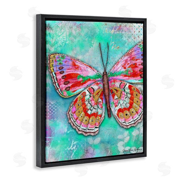 Stupell Industries Jennifer Lambein | Cherry Mint Butterfly Wall Art
