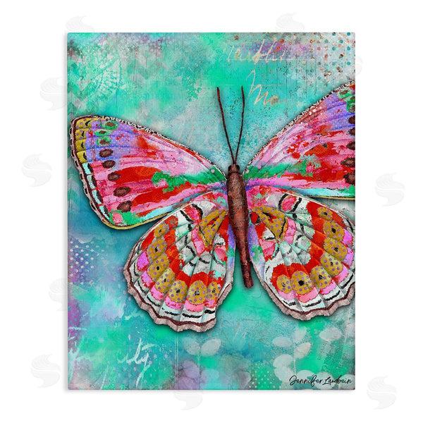 stupell industries Jennifer Lambein | Cherry Mint Butterfly Wall Art