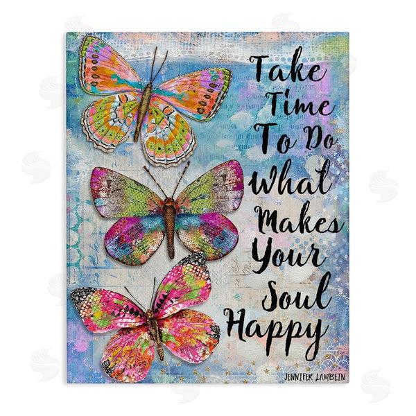 stupell industries Jennifer Lambein | Makes Your Soul Happy Butterfly Wall Art