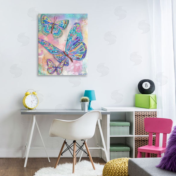 Stupell Industries Jennifer Lambein | Rustic Glam Butterflies Wall Art