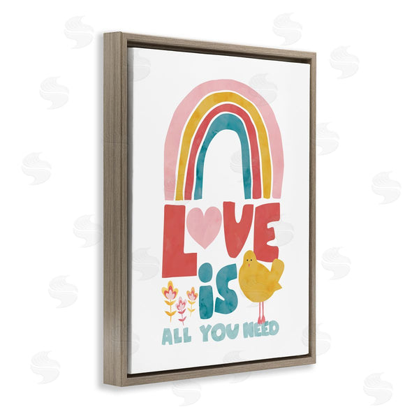 Stupell Industries Jennifer McCully | Rainbow Love Is All You Need