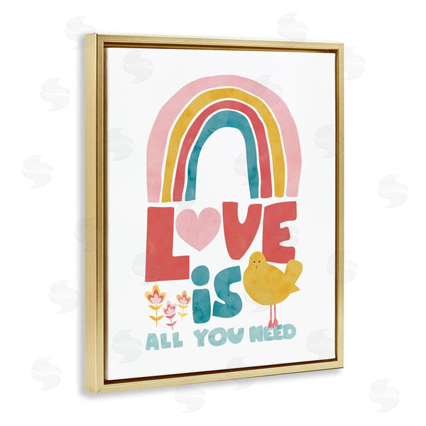 Stupell Industries Jennifer McCully | Rainbow Love Is All You Need