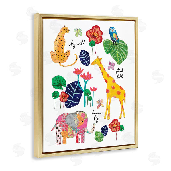 Stupell Industries Jennifer McCully | Stay Wild Safari Animals