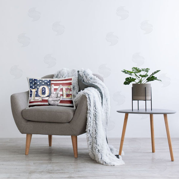 Stupell Industries Jennifer Paxton Parker | Americana Love Flag