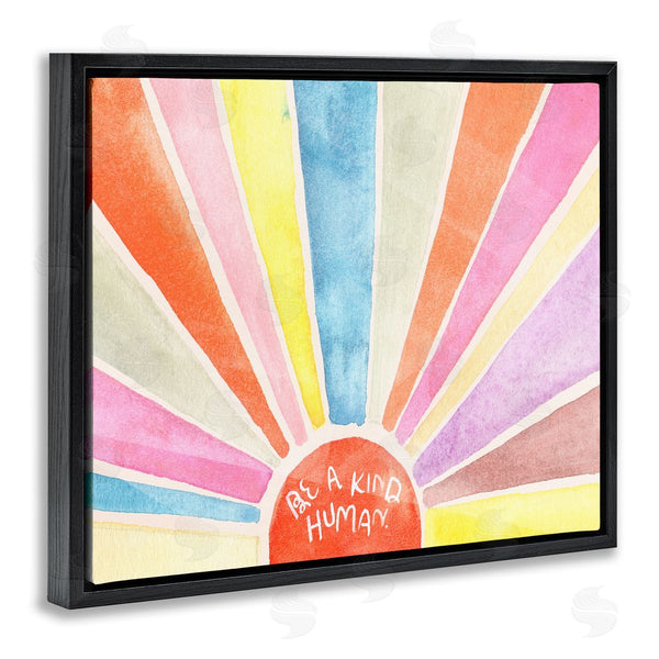 Stupell Industries Jennifer Paxton Parker | Be A Kind Human Sunbursts
