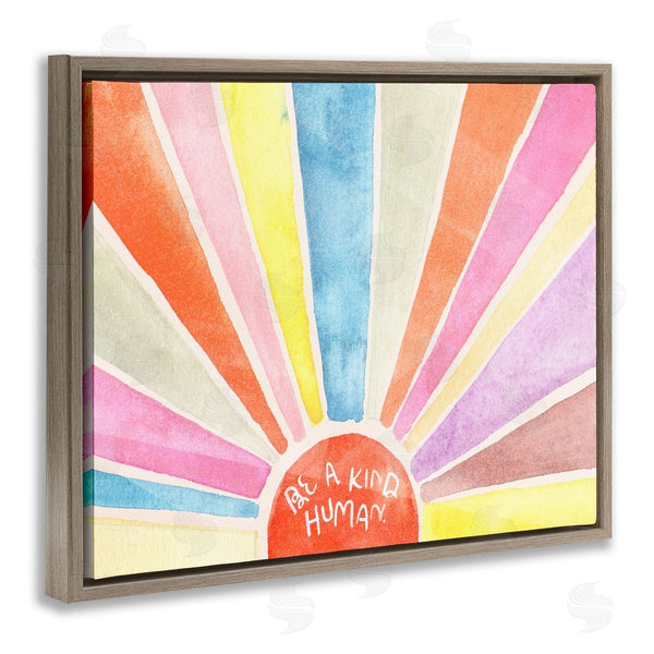 Stupell Industries Jennifer Paxton Parker | Be A Kind Human Sunbursts