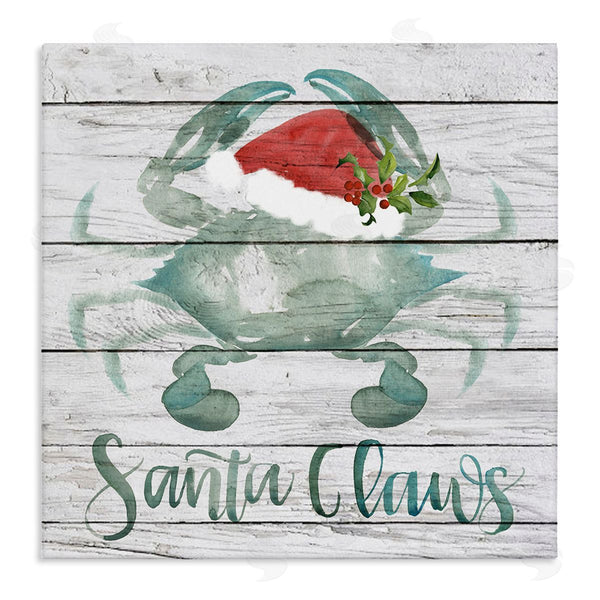 stupell industries Jennifer Paxton Parker | Blue Crab Nautical Christmas Pun