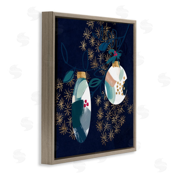 Stupell Industries Jennifer Paxton Parker | Blue Patterned Ornaments