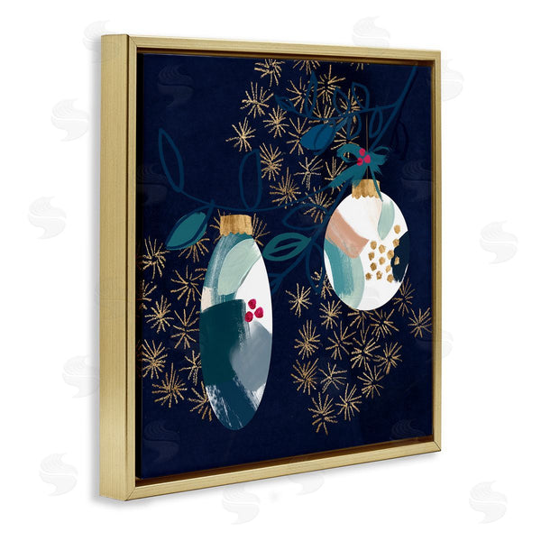 Stupell Industries Jennifer Paxton Parker | Blue Patterned Ornaments