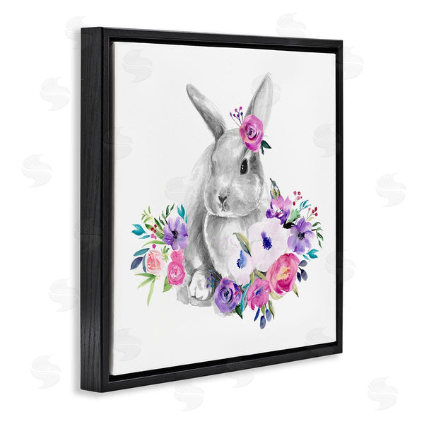 Stupell Industries Jennifer Paxton Parker | Bunny With Spring Roses Wall Art