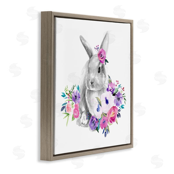 Stupell Industries Jennifer Paxton Parker | Bunny With Spring Roses Wall Art