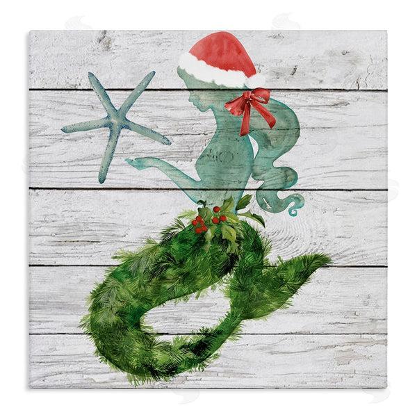 stupell industries Jennifer Paxton Parker | Christmas Mermaid & Winter Holly