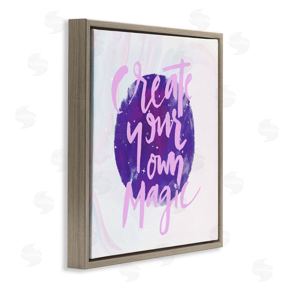 Stupell Industries Jennifer Paxton Parker | Create Your Own Magic Purple