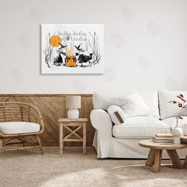 Stupell Industries Jennifer Paxton Parker | Double Toil Trouble Witches Wall Art
