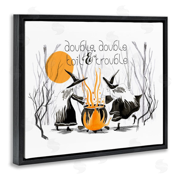 Stupell Industries Jennifer Paxton Parker | Double Toil Trouble Witches Wall Art