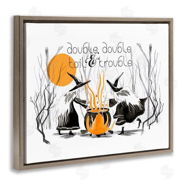 Stupell Industries Jennifer Paxton Parker | Double Toil Trouble Witches Wall Art