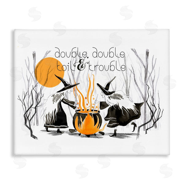 stupell industries Jennifer Paxton Parker | Double Toil Trouble Witches Wall Art