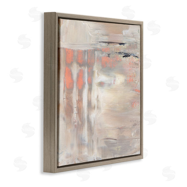 Stupell Industries Jennifer Paxton Parker | Expressive Dusk Reflection Abstract Soft Warm Earth Tones Wall Art