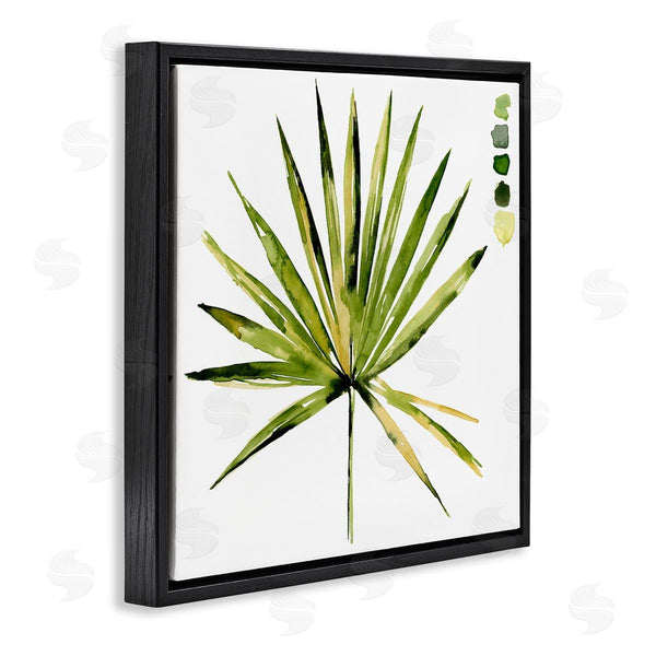 Stupell Industries Jennifer Paxton Parker | Fan Palm Foliage Tropical Plant Green Palate Painting Wall Art