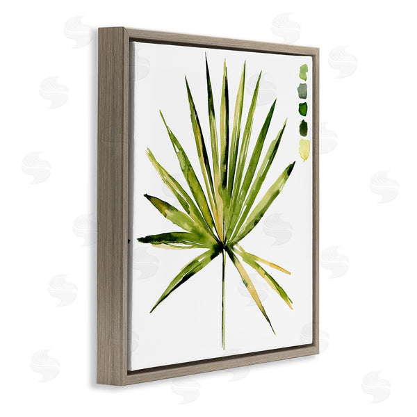 Stupell Industries Jennifer Paxton Parker | Fan Palm Foliage Tropical Plant Green Palate Painting Wall Art