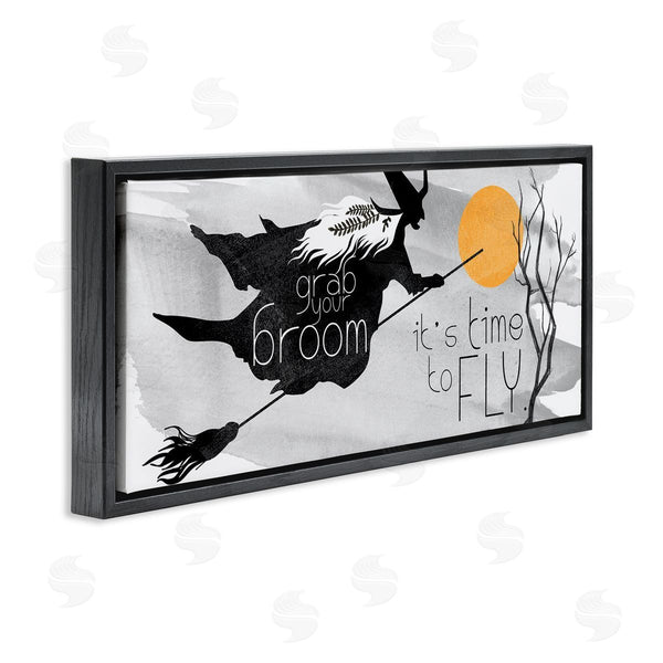 Stupell Industries Jennifer Paxton Parker | Flying Witch Broom Wall Art