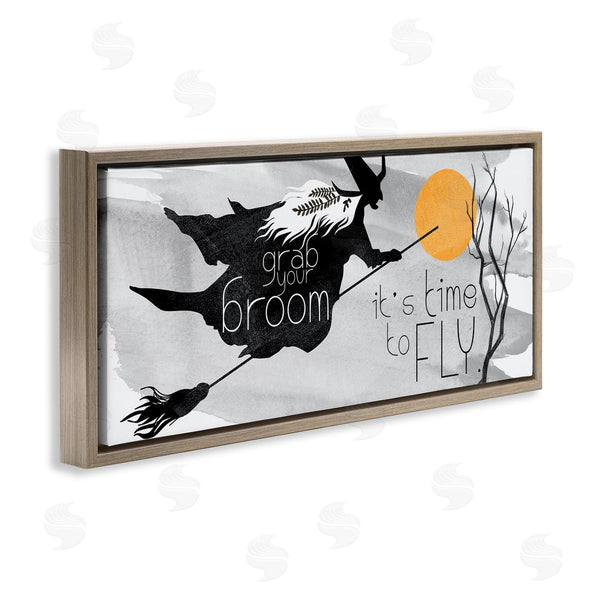 Stupell Industries Jennifer Paxton Parker | Flying Witch Broom Wall Art
