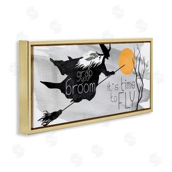 Stupell Industries Jennifer Paxton Parker | Flying Witch Broom Wall Art