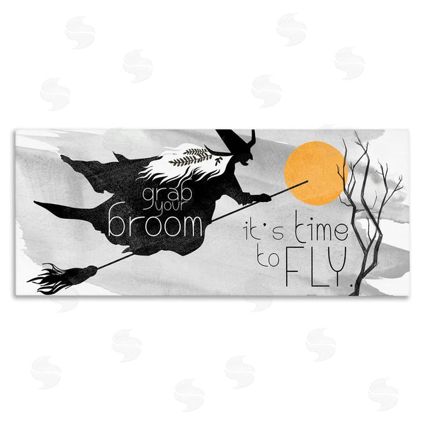 stupell industries Jennifer Paxton Parker | Flying Witch Broom Wall Art