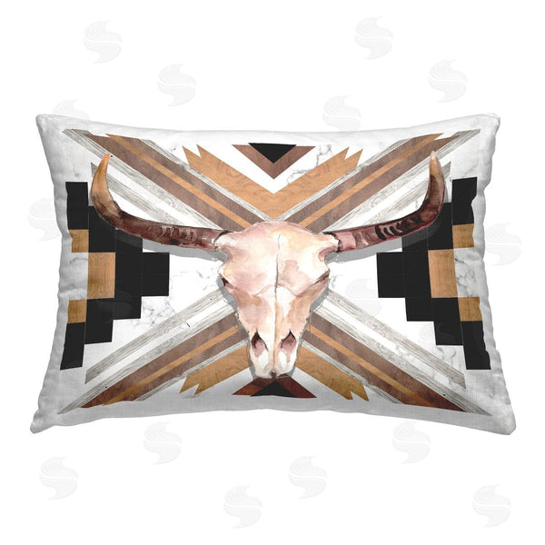 stupell industries Jennifer Paxton Parker | Geometric Cattle Skull