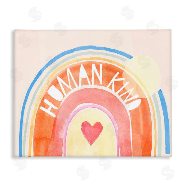 stupell industries Jennifer Paxton Parker | Human Kind Playful Rainbow Heart