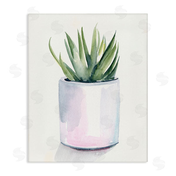 stupell industries Jennifer Paxton Parker | Indoor Cactus Potted Succulent Soft Watercolor Plant Wall Art