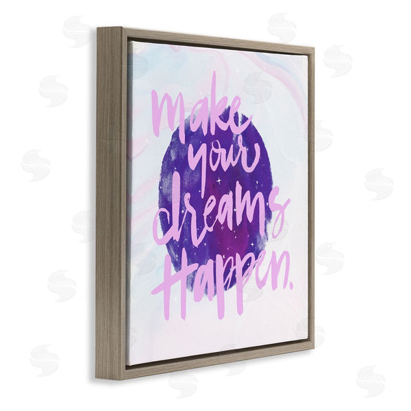 Stupell Industries Jennifer Paxton Parker | Inspiring Dreams Happen Purple