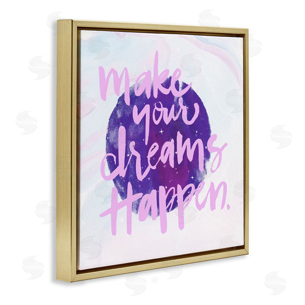 Stupell Industries Jennifer Paxton Parker | Inspiring Dreams Happen Purple