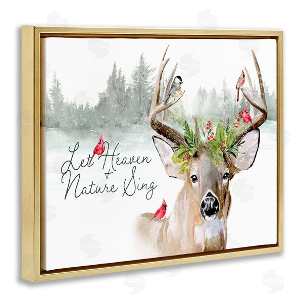Stupell Industries Jennifer Paxton Parker | Motivational Winter Reindeer