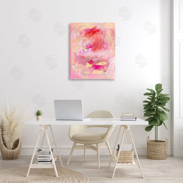 Stupell Industries Jennifer Paxton Parker | Pink Chaotic Scribble Wall Art