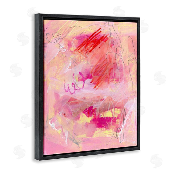 Stupell Industries Jennifer Paxton Parker | Pink Chaotic Scribble Wall Art
