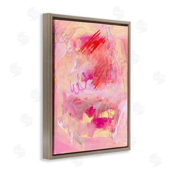 Stupell Industries Jennifer Paxton Parker | Pink Chaotic Scribble Wall Art