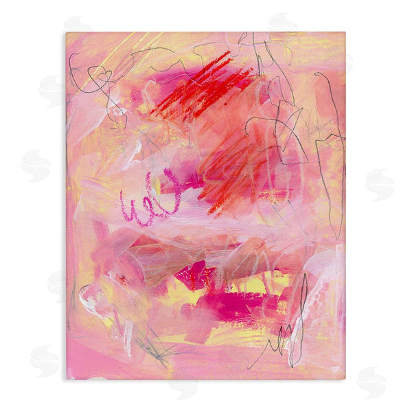 stupell industries Jennifer Paxton Parker | Pink Chaotic Scribble Wall Art